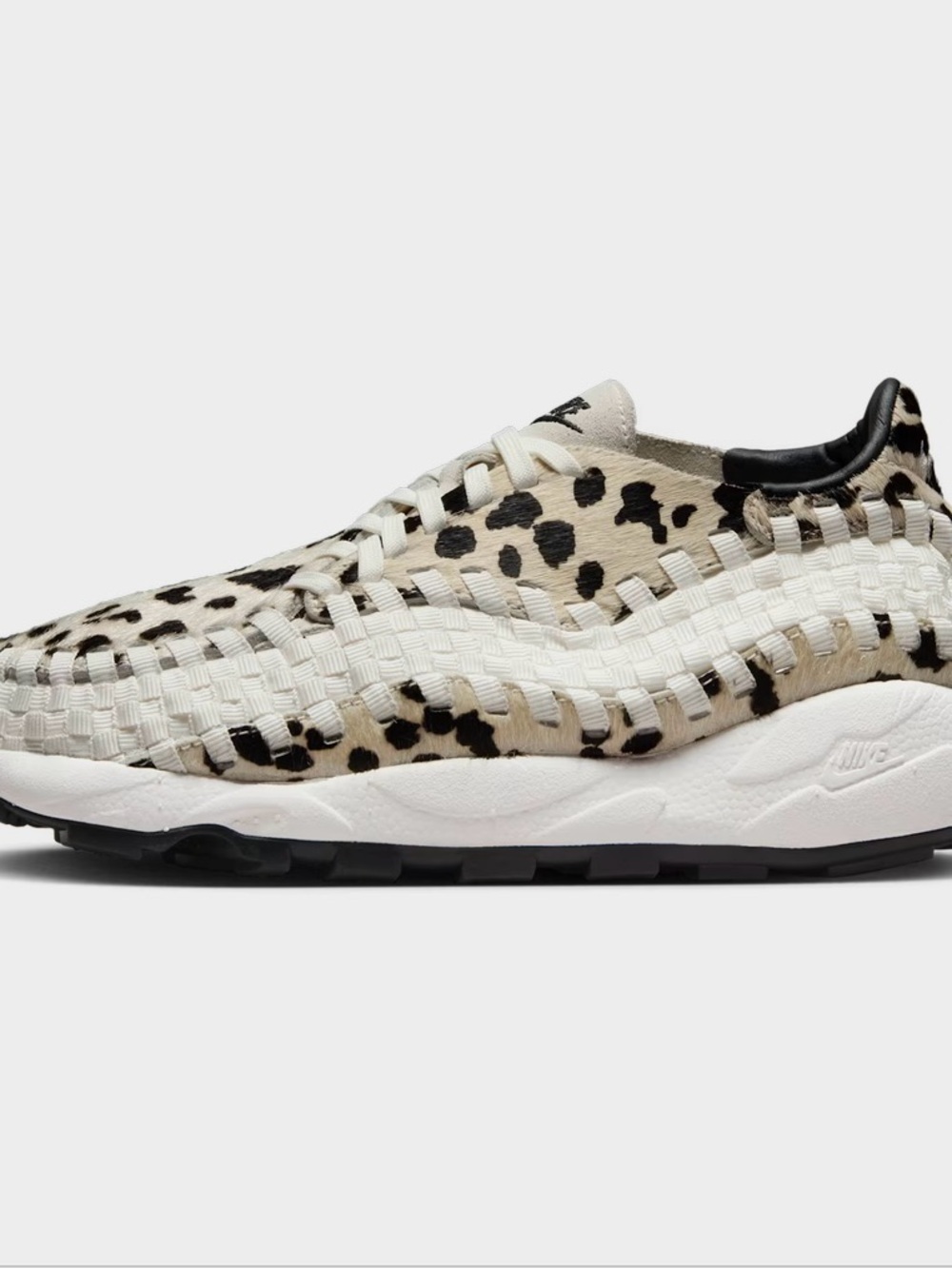 Nike Air Footscape Woven PRM Cow Print FB1959-102 Women’s 7.5 NWT Rare